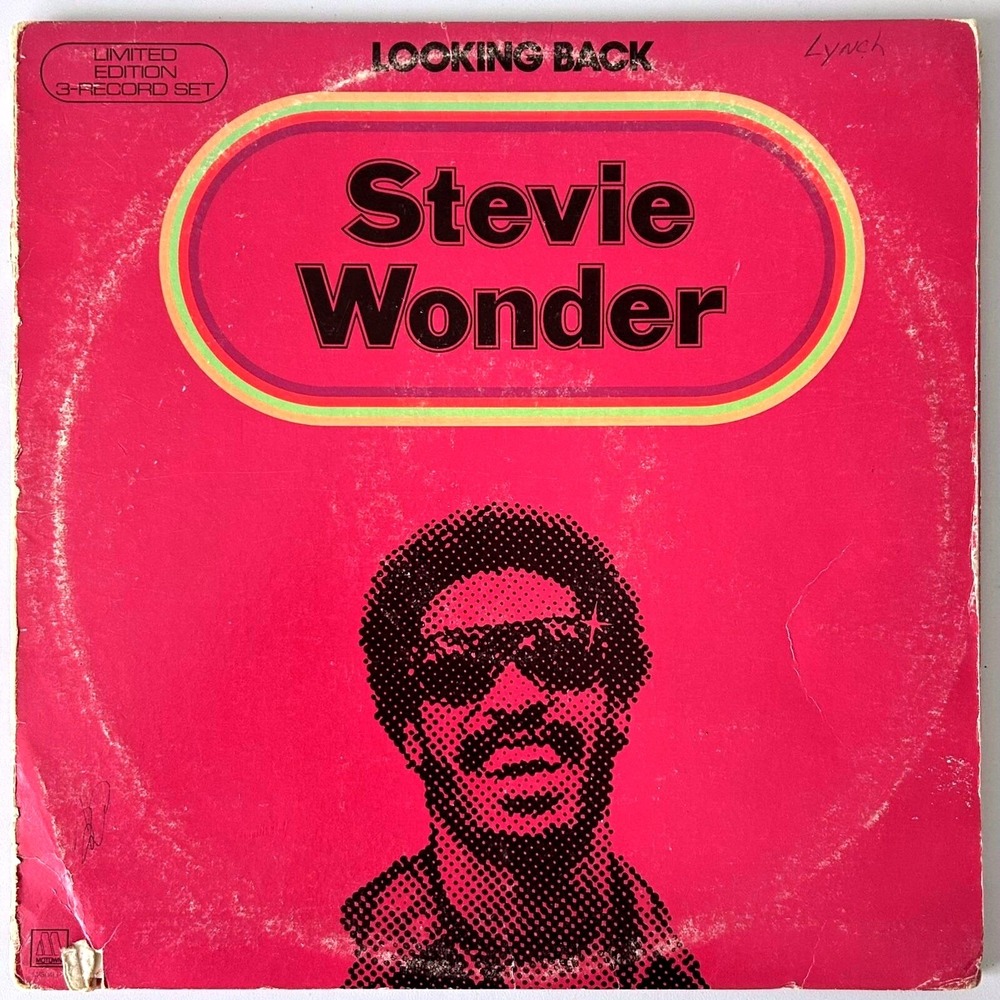 Stevie Wonder - LOOKING BACK - 3 Vinyl LP Set‎ - Trifold Cover - Motown M 804LP